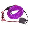 5m 16.4ft Auto LED Strip Cigarette Lighter Drive Luminous Ambient Car Interior Light DC 12VPurple