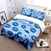 Blue Lips and Portrait Bedding Bedding Duvet Cover Set Duvet Cover Pillowcases  (1*Duvet Cover 2*Pillowcases, without duvet insert)