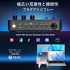 ESWN DNXB Gaming Audio Mixer, Audio Interface, Mixer with Voice Changer Button, Mute, Compatible with PCSmartphoneMicrophoneHeadphones, RGB Function,