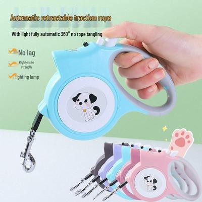 Correa Retráctil LED para Mascotas para Paseos al Aire Libre con Perros
