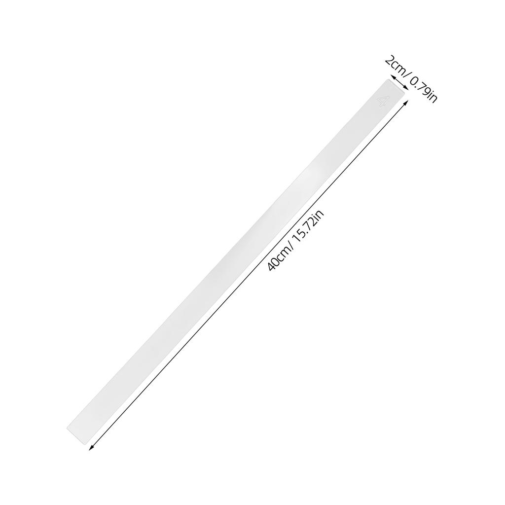 2Pcs Acrylic Cookie Thickness Ruler Precise Measurement DIY Fondant Icing Butter Cookies Leveling Compact Practical Baking Tool