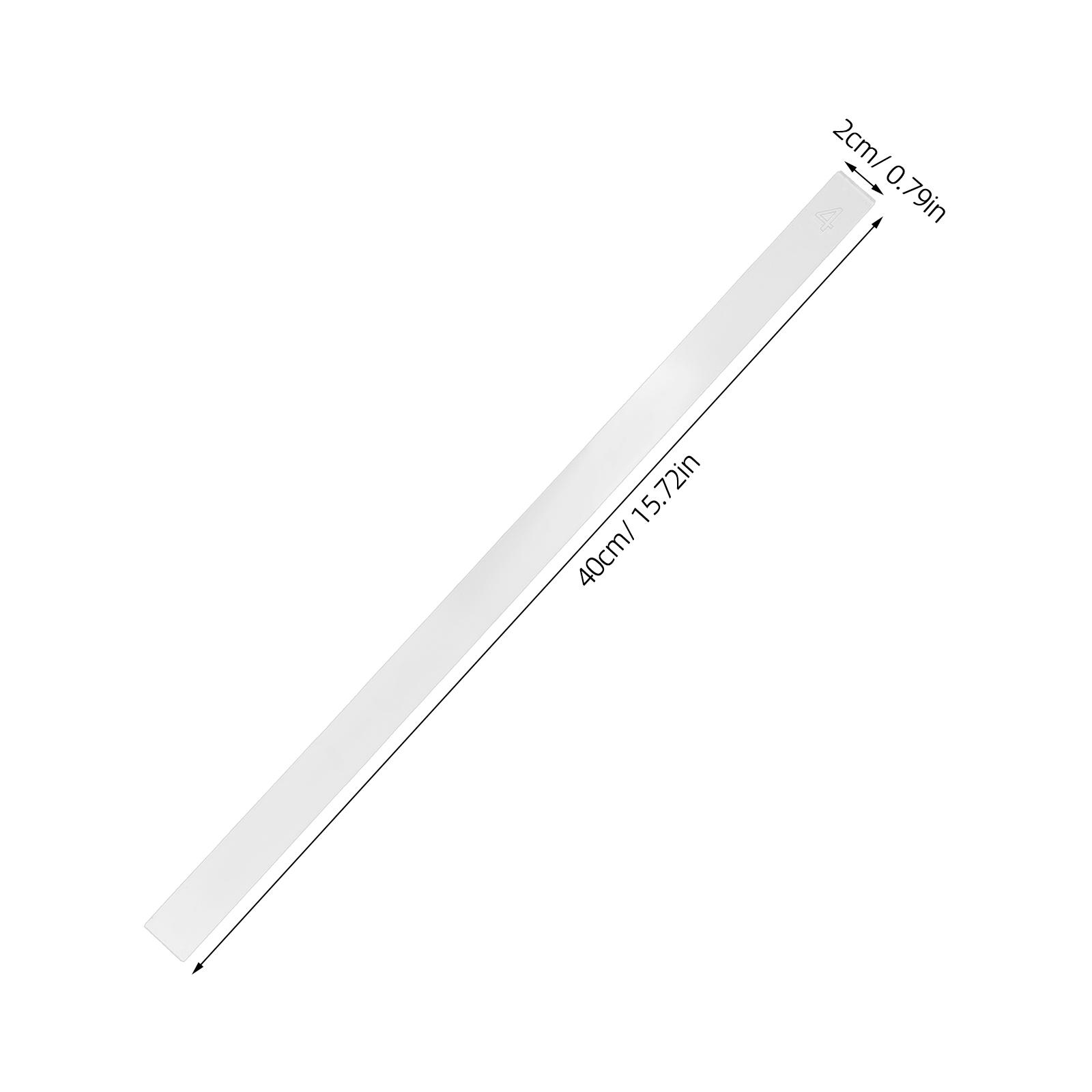 

2Pcs Acrylic Cookie Thickness Ruler Precise Measurement DIY Fondant Icing Butter Cookies Leveling Compact Practical Baking Tool