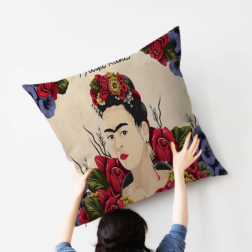 Art F-Fridas Painter K-Kahlos Pillow Cover for Bedroom Room and Living Room Sofa Decorative Cushion Cover