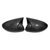 Fit For Renault Megane 4 MK4 2016 2017-2020 Car Rearview Side Mirror Cover Wing Cap Sticker Exterior Door Case Trim Carbon Fiber