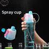 600ML Creative  Water Bottle Spray Portable Sports Riding And Hiking Water Bottle Outdoor Sports Water Bottle