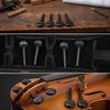 4 Pieces Cello Tuning Pegs with Pre-Drilled Holes Replacement Ebony