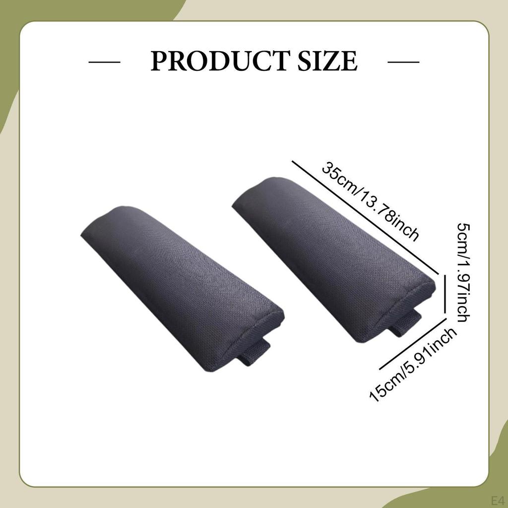 2 Pieces Head Pillows Headrest Replacement Comfortable Portable ,Multiuse Neck Cushions