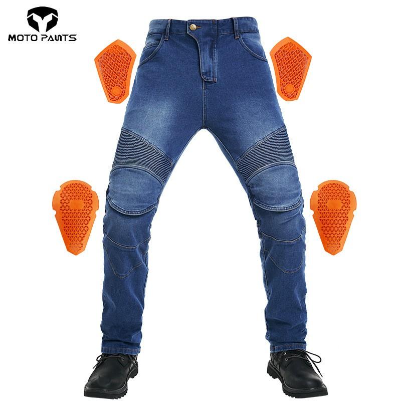 Motorcycle Riding Pants Men Women Off-Road Cycling Protective Gear Safety Trousers With Silicone Pads Durable Polyester Small