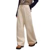 Women's Retro Rivet Plush Straight Leg Pants