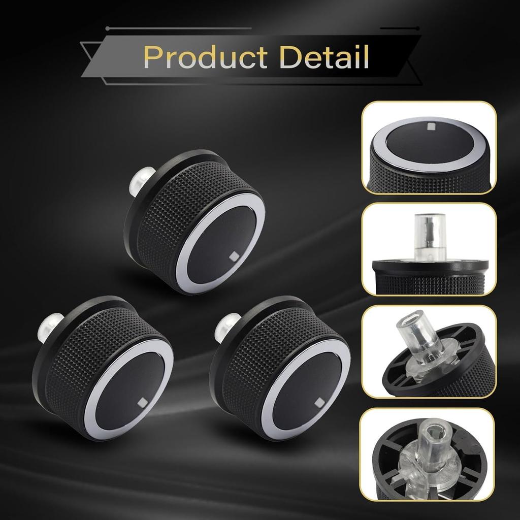 Priprilod AC Temperature Control Knob Compatible with Chevrolet Express 2008-2021 Compatible with GMC Savana 2008-2017#84141127 84793085