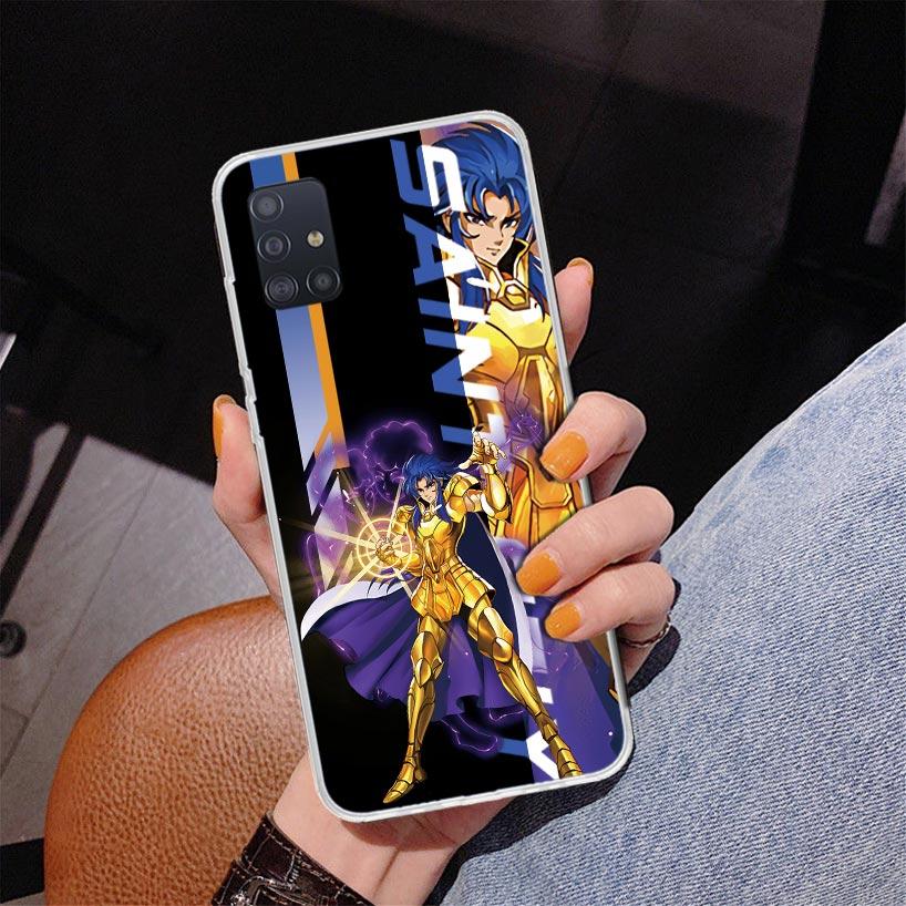 Anime Saint-Seiya Phone Case For Samsung Galaxy A52 A32 A22 A12 A51 A31 A50S A30S A20S A10S Note 20 Ultra 10 Plus S10 A72 A71 Ga