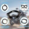 Exhaust Flange Kit for Harley Davidson 1984-2023 Touring, Dyna, Softail, Sportster, Evolution Big Twin,