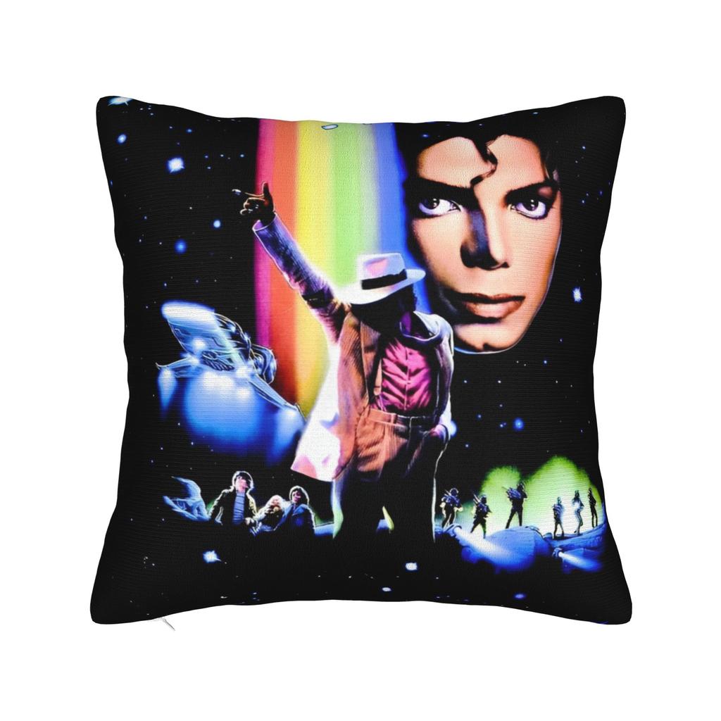 Beat It piano MJ king of pop Square Pillow Cases Cushion Cover Awesome Zippered Decor Pillowcase for Home 18"x18"