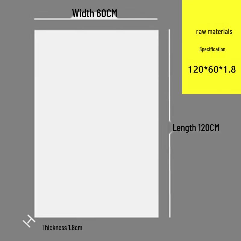 SPSRPE Commercial White Plastic Cutting Board