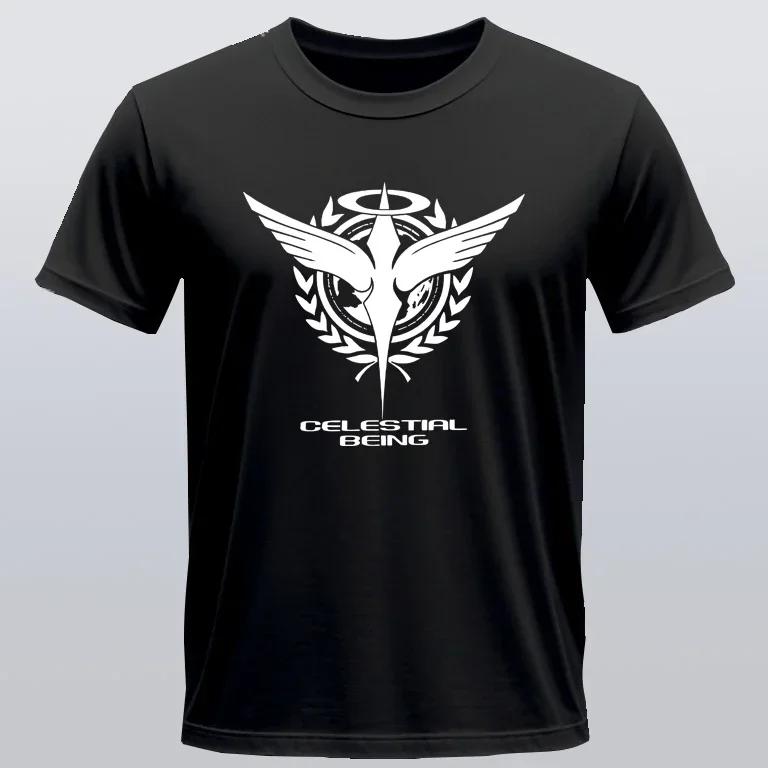 Anime T-shirt Celestial-being Logo Graphics 00 Graphic T Shirts Unisex Casual Comfort Cotton Short Sleeve - Men s Summer Cot... S разноцветный