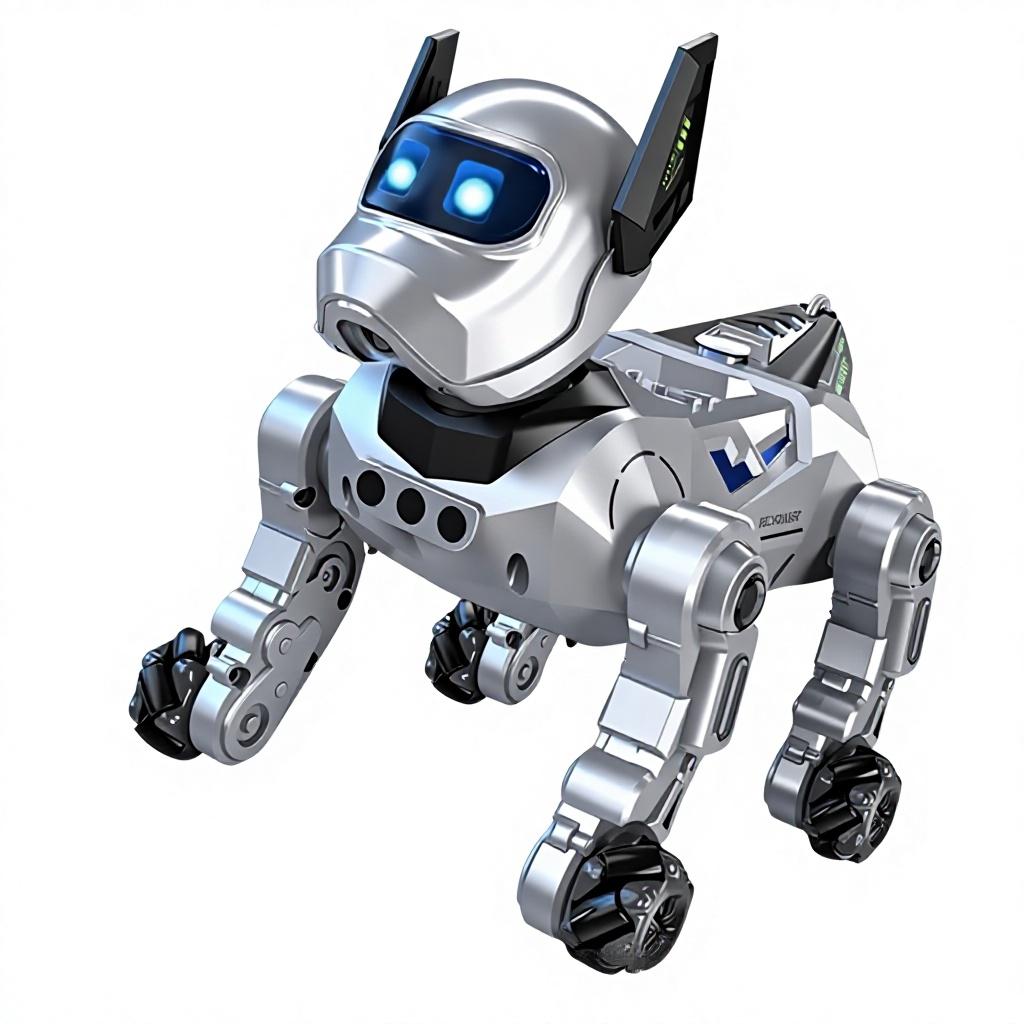 Teddy AI Educational Robot Dog LED Voice Puzzle Interactive Remote Control Children s Birthday Gift