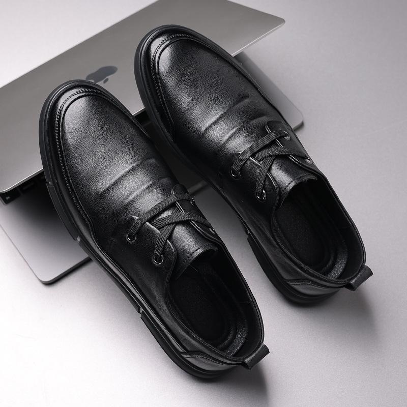 

1090 производители мужская кожаная повседневная верхняя одежда деловая обувь нескользящая и износостойкая на мягкой подошве повседневная кожаная обувь 44