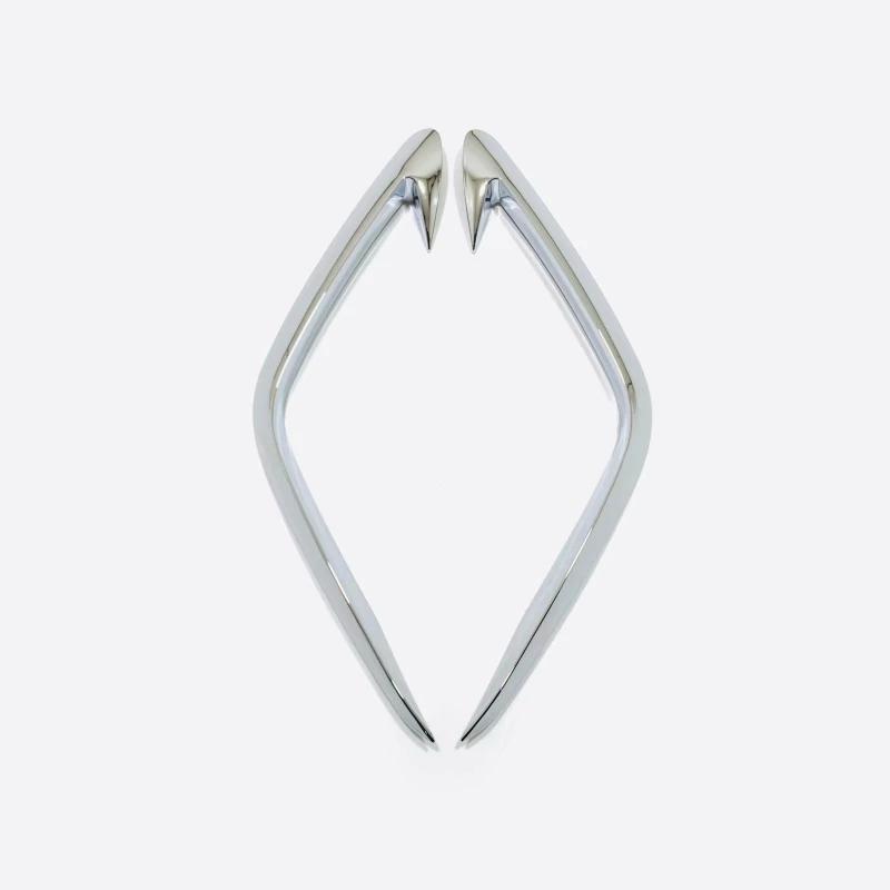 For Hyundai Tucson NX4 Front Foglight Trim Bumper Grills Outlet Vent Cover Sticker Strips Car Styling Accessories