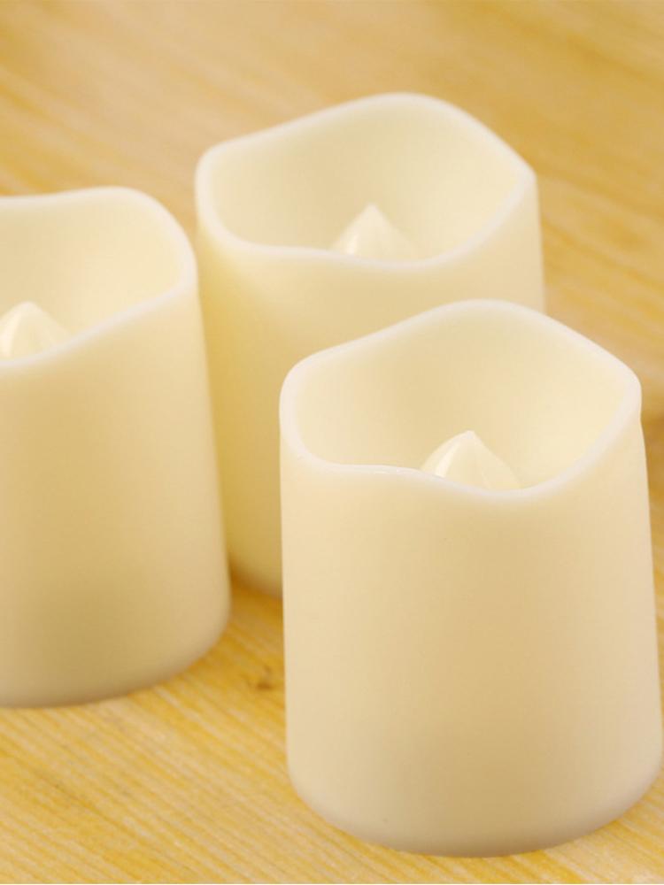 LED Flameless Votive Candles Battery Operated Xmas Halloween Decor