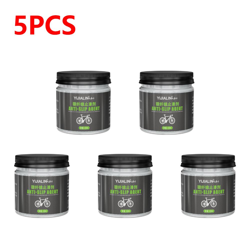 1-5pcs Carbon Fiber Bicycle Lube 100g Carbon Fiber Anti Slip Paste Multifunctional Bicycle Carbon Grease Bicycle Assembly Grease