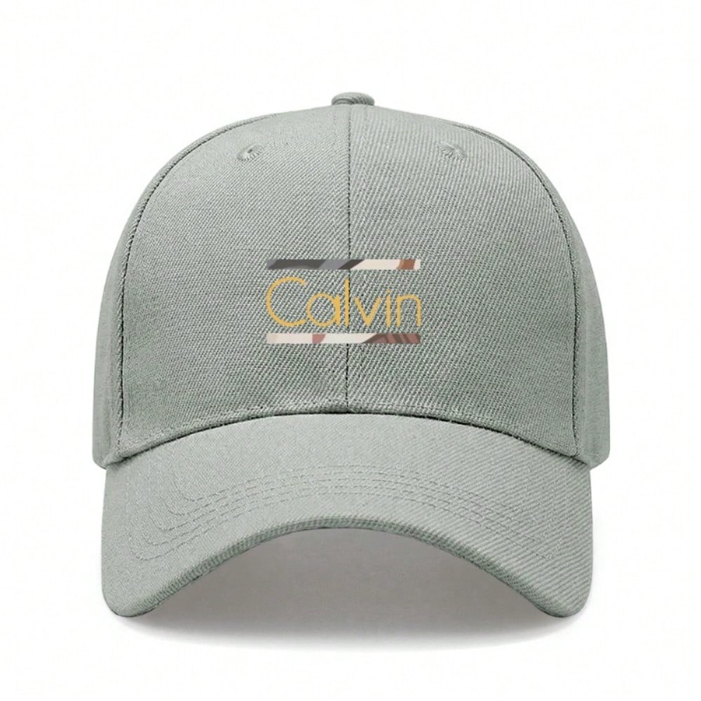 Cappellino da Baseball Calvin Minimalista - Unisex Leggero Traspirante Poliestere Regolabile Casual Moda Cappellino da Baseball Per Sport all'Aperto Passeggiate in Città
