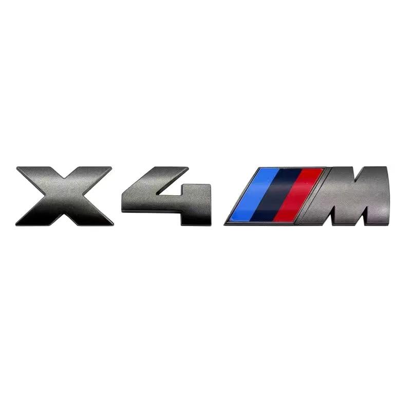 5,5 cm för M-logotyp ny grå ABS-dekal bakluckemärke för BMW M330i M340i M430i M440i M530i M540i M550i dekorationstillbehör.