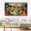 Large Vintage Oil Painting Poster Lamentation Over Christ Prints Fra Angelico Canvas Painting Gallery Wall Art Decoration Home