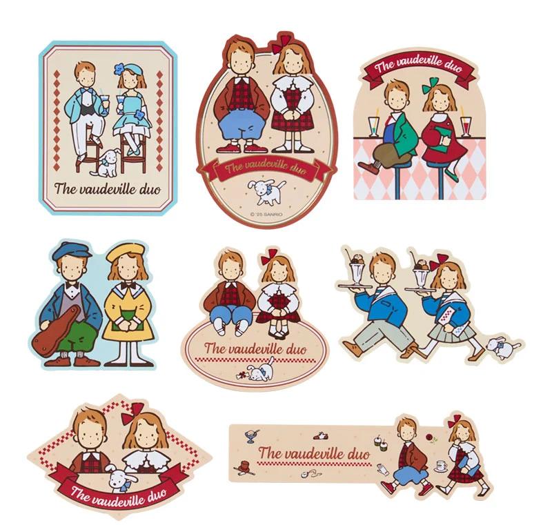 Sanrio THE VAUDEVILLE DUO Sticker Set (Lookbook for Two) Japan NEW