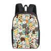 Volcano Dinosaur Print Single Layer Everyday Backpack Plain Style for Boys/Girls Youth Best Gifts 2D Flat Comic Learner Bags