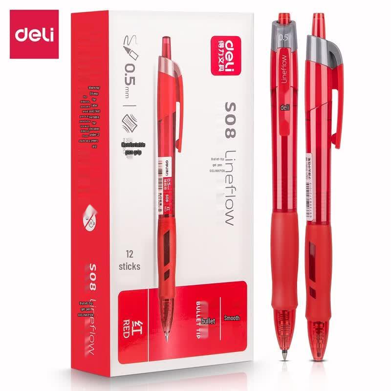 Deli S08 Retractable Gel Pen
