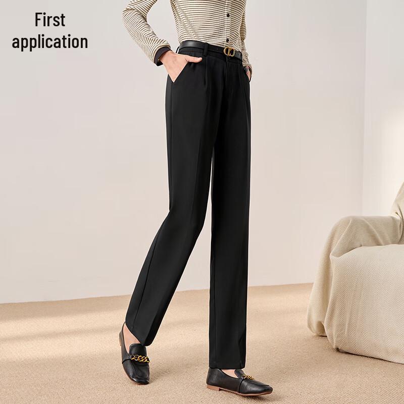 Chushen Women's High-Waist Wide-Leg Trousers