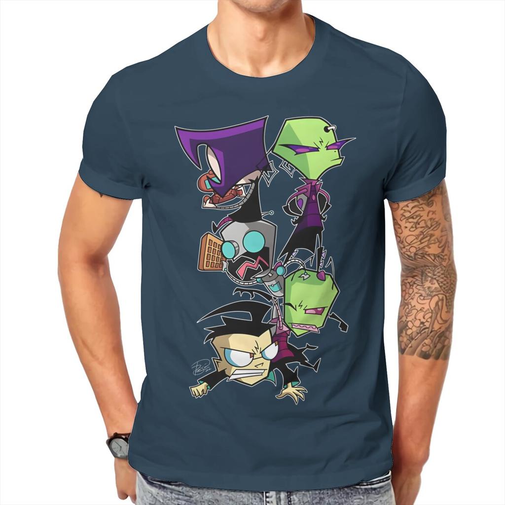 Pile On The Dib Invader Zim Unisex T Shirt Crewneck TShirt Cotton Clothes