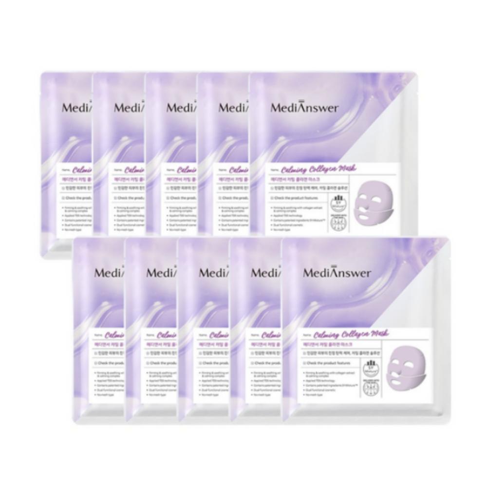 

[MediAnswer] Calming Collagen Mask 10 Sheets x 1box