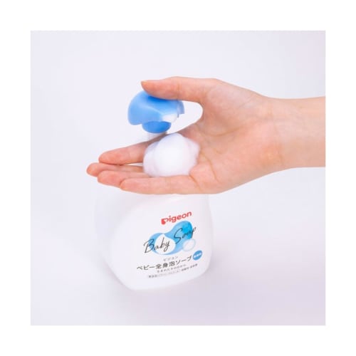 [Bulk Purchase] Pigeon Baby Foaming Soap Refills, 400ml, Set of 3, Fragrance-Free, Additive-Free, Mildly Acidic, Hypoallergenic