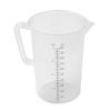 M.T. Trimatsu SUNNEX MTI Polypropylene Measuring Cup, 1.0L, Made of Polypropylene, Break-Resistant, Heat-Resistant up to 120C, Can Measure Hot Water