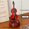 Vintage Decorative Music Box Featuring a Violin Guitar And Pipa Perfect As a Birthday Gift Or Classic Ornament