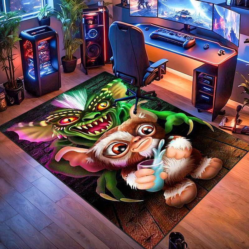 Whimsical Gremlins Adventure carpet printing floor mats Room Fashion Bathroom mat