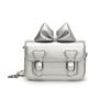 Letter Bow Pattern Solid Color Leather Children Shoulder Chain Bag Shoulder