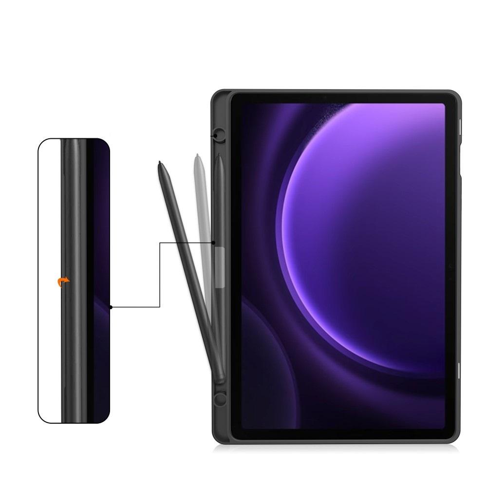 Case for Samsung Galaxy Tab S10 Lite / S10 FE / S9 FE, Business Card and Pen Slot, blue