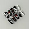 Cosplay Uzumaki Naruto Nail Art Haruno Sakura Decorate Patch Jewelry Wear Armor Manicure Diy Nails Sasuke Anime Cartoon Props
