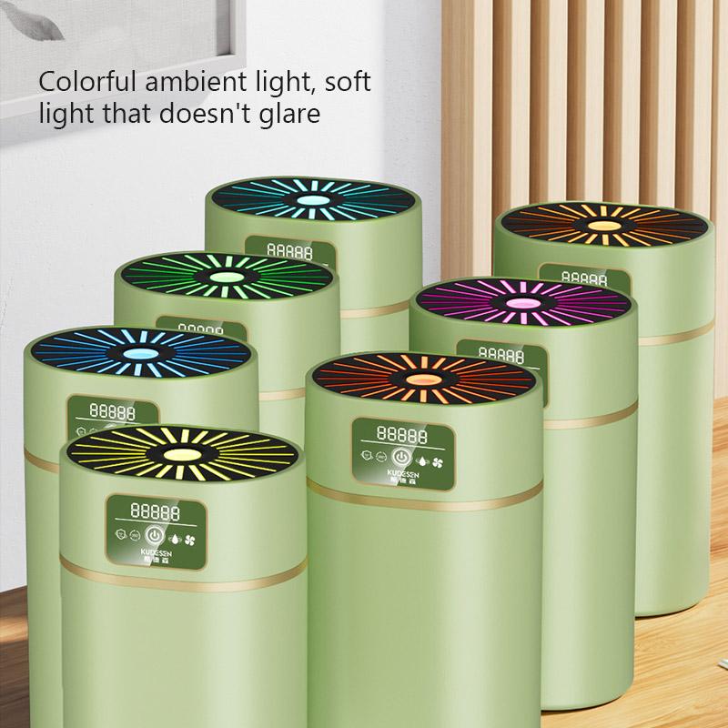 1100ml USB Air Humidifier Colorful Ambient Light Essential Oil Aroma Humificador Cool Mist Fogger Home Office Fragrance Diffuser