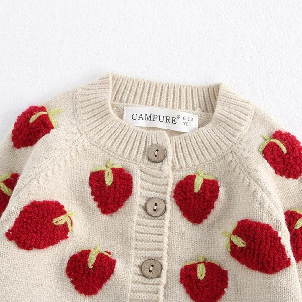 Girls' Stylish Casual Cardigan Sweater Outerwear