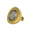 Fermoir magnétique, extra fort, plaqué or, 14 mm, 1 pièce