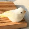 Handmade Squishy Realistic Bird Kid Squeeze Toys Silicone Soft Flocked Pinch Sensory Toys for Kids Desktop Ornament Pinching Toy