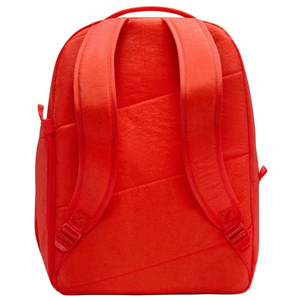 Nike Aura 22L Solid Color Versatile Double Zipper Fabric Backpack Unisex Backpack Passionate-Red HF7007-633