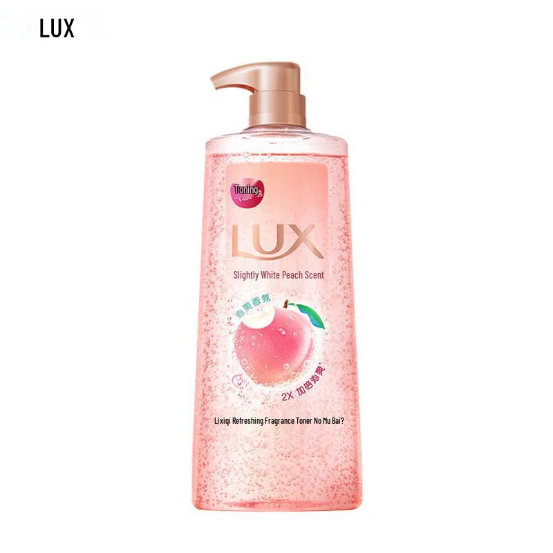 LUX White Peach Scented Bubble Shower Gel