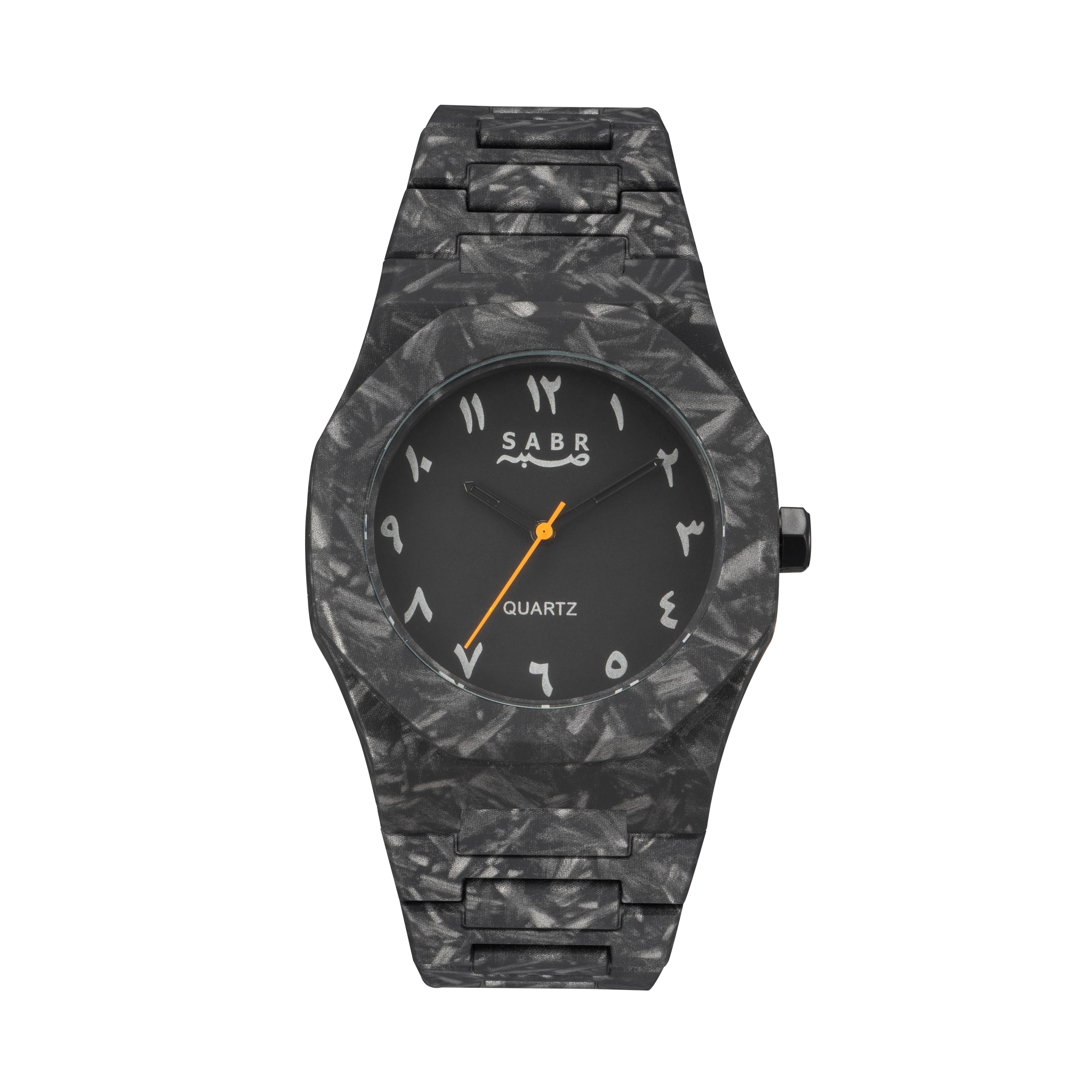 

Модные трендовые повседневные часы для мужчин с дизайном мраморных полос, поликарбонатные, арабские, водонепроницаемые, тонкие кварцевые часы reloj hombre чёрный