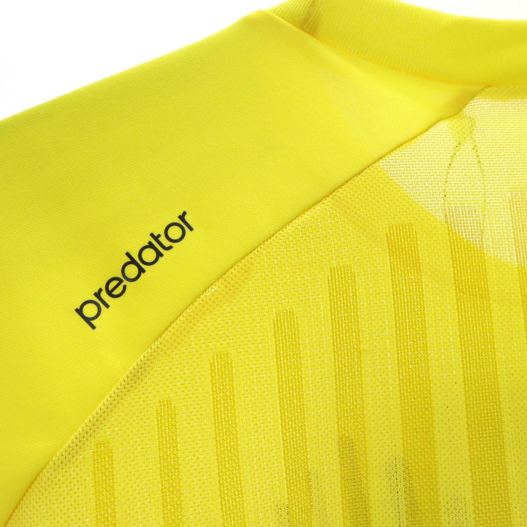 Adidas Unused Short Sleeve Practice Shirt M Yellow Men's Used