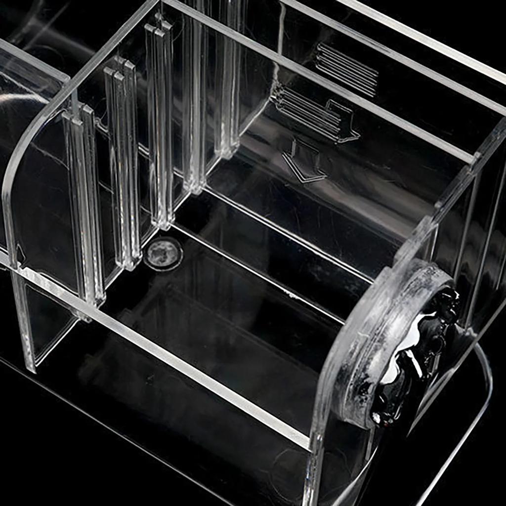 Clear Plastic Remote Control Holder Desk Organizer Transparent Mobile Phone Case Glasses Sundries Storage Box Multifunctional