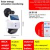 Luzes de Jardim Inteligentes Solares com Sensores de Movimento e Simulação de Câmera de Vigilância